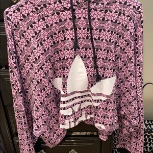 Adidas crop hoodie